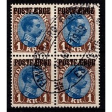 1922-26 - Danmark - Postfærge AFA 8a - Frimærke - Stemplet.